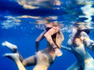 Tenerife underwater lesbians...
