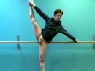 Male Ballet Practice Without Tights...
