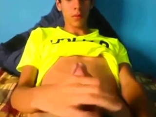 Latino Twink Shows Off When Jerking...