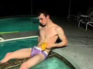 Naked skinny boys gay porn undie 4-way - hot tub action
