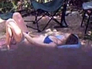 Hot Teen Caught Fingering Outdoor By A Peeper...