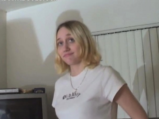 Angelic barely legal blonde jean enjoys a hardcore fuck