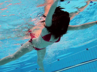 Katy Soroka Brunette Teen Underwater Naked...