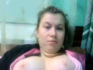 Angry Girl Flashes Her Tits...