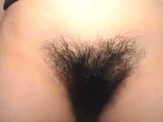 Asian hairy wet pussy fucked deep in close up