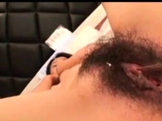 Hairy asian milf fucked close up