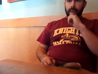 Bearded Bro Public In A Coffee Shop...