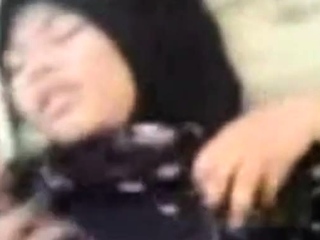 Malay Tudung Kesedapan Kena Jolok...
