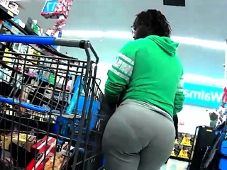 Ghetto Black Booty A Wedgie...