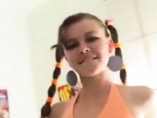 Budding Teen In Pigtails Gets Naughty...