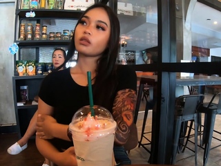 Young thai butt cutie blowjob and...