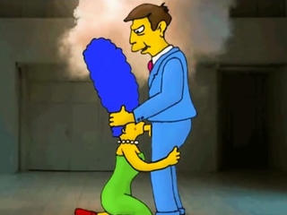 Marge Simpson Lusty Cheating Wife...