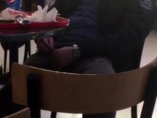  Catching Guy Scratching His Nuts...