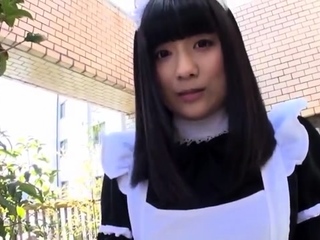 Japanese av teen in school uniform...