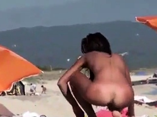 Nude beach hard nipple mature...