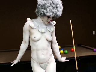 Cosplay Video With Naked Clown Babe...