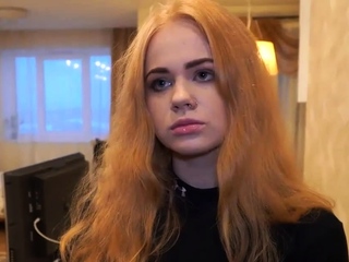 Debt4k Red Haired Waitress Delays Debt And Fuck...