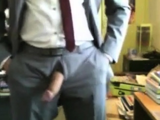 He Shows Us Suits And He Like To Jerk Off...