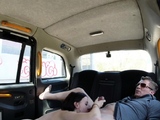 Czech babe gets into the hot taxi