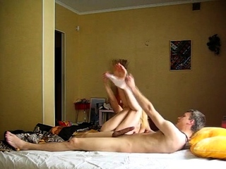 Lusty Blonde Abba Blows Fingered...