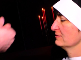 Amateur Nun Gets Nailed By Mature Priest...
