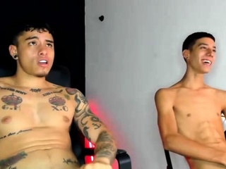 Two beautiful sexy twinks are on...