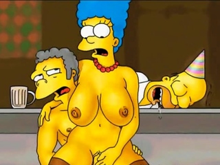 Marge Simpson Real Cheating Wife...