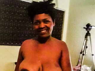 Ebony Natural Tits Casting...