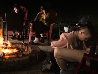 Submissive Cum Smore Service By The Fire...