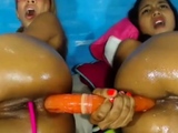 double anal +squirt