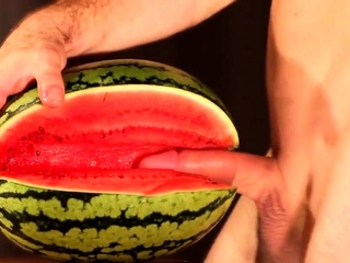  Melon Cum Fucking A Melon And Cumming...