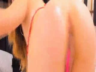 Sexy babe inserting pink dildo till cum