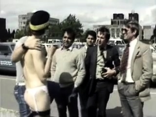 Vintage group sex outdoor
