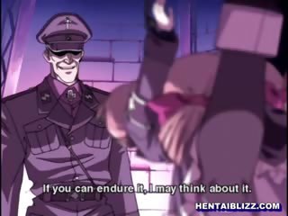 Chained Hentai Girls Humiliated And Soldiers...