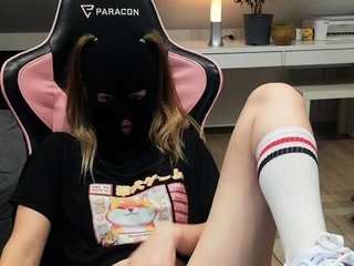 Onlyfans Girl Orgasms On Gaming Chair...