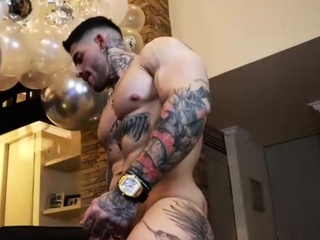 Hot Hunk Owns Latin Gay Ass To...