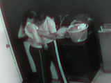 Hot Couple Fucking in laundry