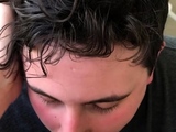 Deep blowjob for gay boy