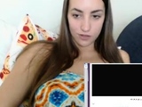 Masturbating Sexy Webcam Babe Big Boobs Webcam Solo