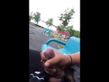 He jerks off in public