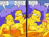 Brunette cums to hentai