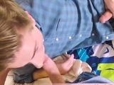 Sexy teen has a crush on his stepbro