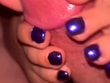 Fetish POV blowjob and handjob from horny slut