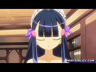 Virgin japanese hentai maid hot riding...