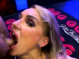 Tattooed amateur Milf homemade blowjob with cumshot