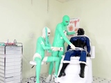 Femdom fetish threesome oral and fuck