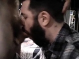 Big-Cock Bear Amateur Gets a Face Full of Cum