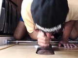 Gloryhole dicksucking auntie caught
