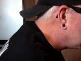 Amateur DILF dicksucking in gloryhole