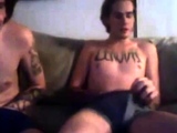 Twink Twins Masturbating on Webcam
